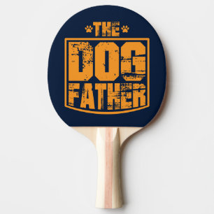 Pala De Ping Pong El Perro Padre Vestía Gráfico