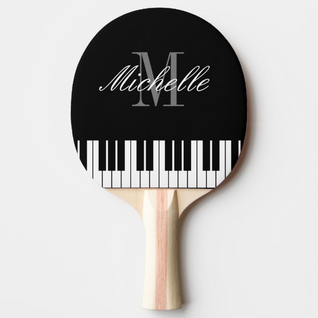 Pala De Ping Pong El piano cierra la paleta del ping-pong de los (Anverso)