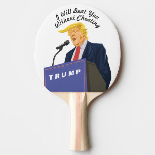 Pala De Ping Pong El presidente Personalizable Trump te golpeó