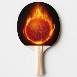 Pala De Ping Pong El remo de fuego