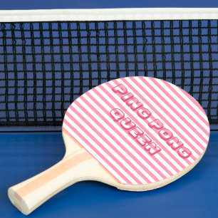 Pala De Ping Pong El rosa raya a la REINA del PING-PONG del  