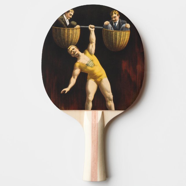Pala De Ping Pong El Sandow Eugen Sandow levantador de pesas de vode (Anverso)