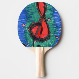 Pala De Ping Pong "El sonido del rojo" Resumen de Ping Pong Paddle