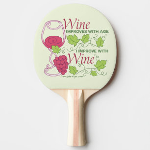 Pala De Ping Pong El vino mejora con edad