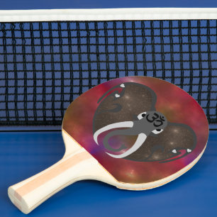 Pala De Ping Pong Elefante escuchando al Cosmos