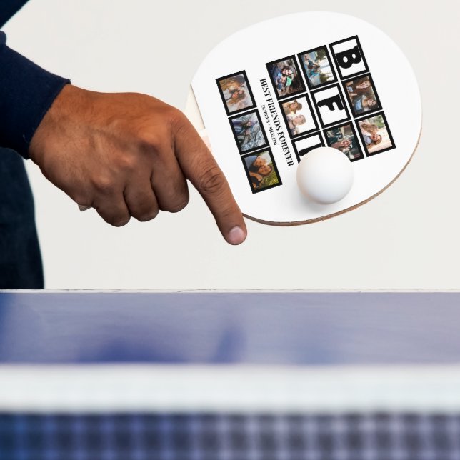 Pala De Ping Pong Elegante Collage de fotos BFF Best Friends Forever (in situ)
