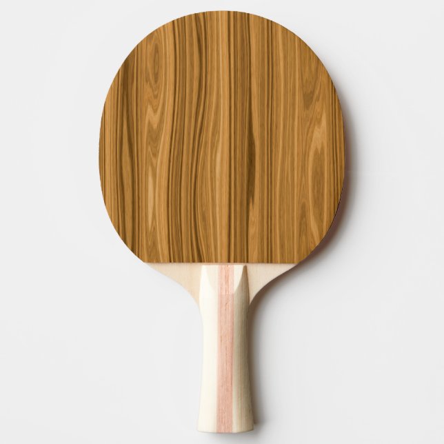 Pala De Ping Pong Elegante estilo grano de madera (Anverso)