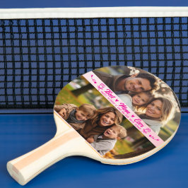 Pala De Ping Pong Elegante foto de texto Día de la Madre acuarela ro