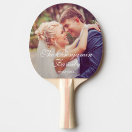 Pala De Ping Pong Elegante Personalizado de tenis de mesa de parejas