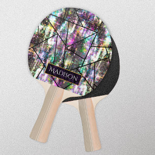 Pala De Ping Pong Elegante purpurina irrisoria