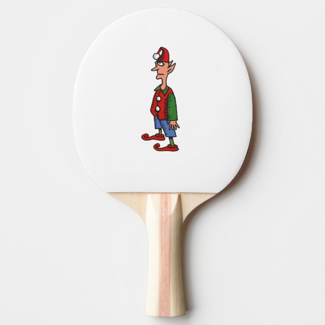 Pala De Ping Pong Elf At Atención Paddle de ping pong blanco (Anverso)