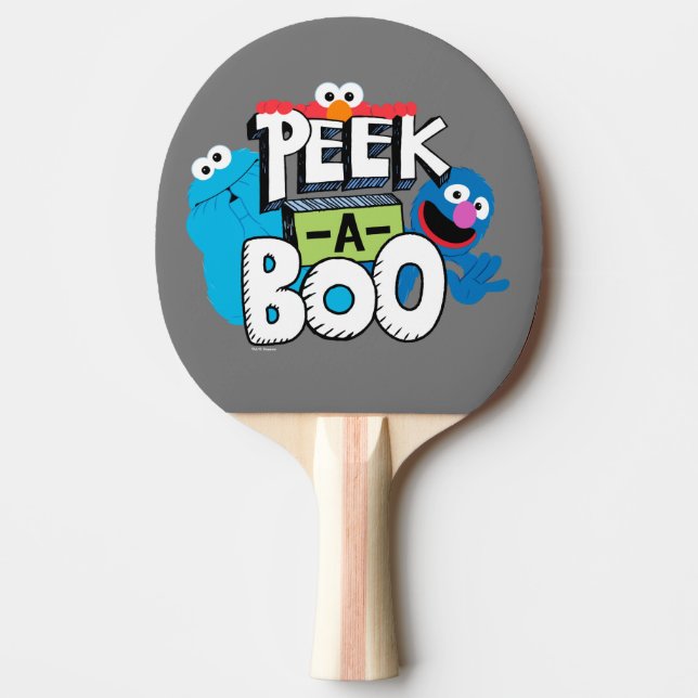 Pala De Ping Pong Elmo, Cookie & Grover | Peek-a-Boo (Anverso)