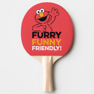 Pala De Ping Pong Elmo   Furry Funny Friendly