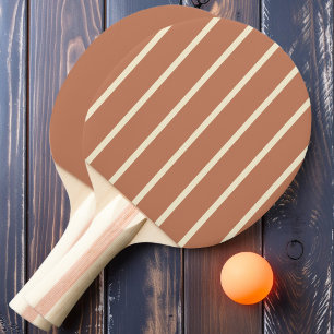 Pala De Ping Pong Embandado y Sólido de Rosa Pálido 