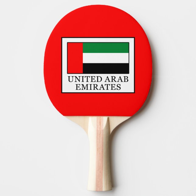 Pala De Ping Pong Emiratos Árabes Unidos (Anverso)