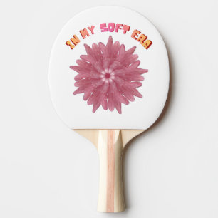 Pala De Ping Pong En Mi Era Suave   Arte de Flor Rosa Estética Y2K