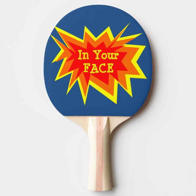Pala De Ping Pong En su paleta del ping-pong de la cara (Anverso)