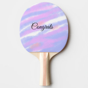Pala De Ping Pong Enhorabuena mínima simple añadir tu nombre de text