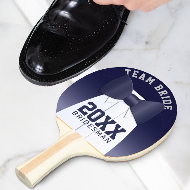 Pala De Ping Pong Equipo boda Bride Bridesman Ping Pong Paddle (Subido por el creador)