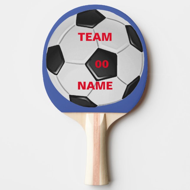 Pala De Ping Pong Equipo de fútbol Ping Pong Paddle (Anverso)