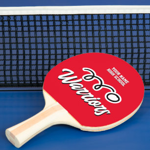 Pala De Ping Pong Equipo de tenis de mesa de escuela secundaria pers