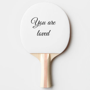 Pala De Ping Pong Eres amado cita de motivación solar consciente ben