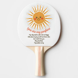 Pala De Ping Pong Eres mi letra de sol