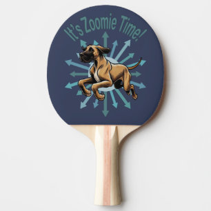 Pala De Ping Pong Es la hora de Zoomie el gran danés