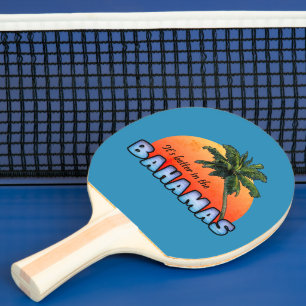 Pala De Ping Pong Es mejor en las Bahamas