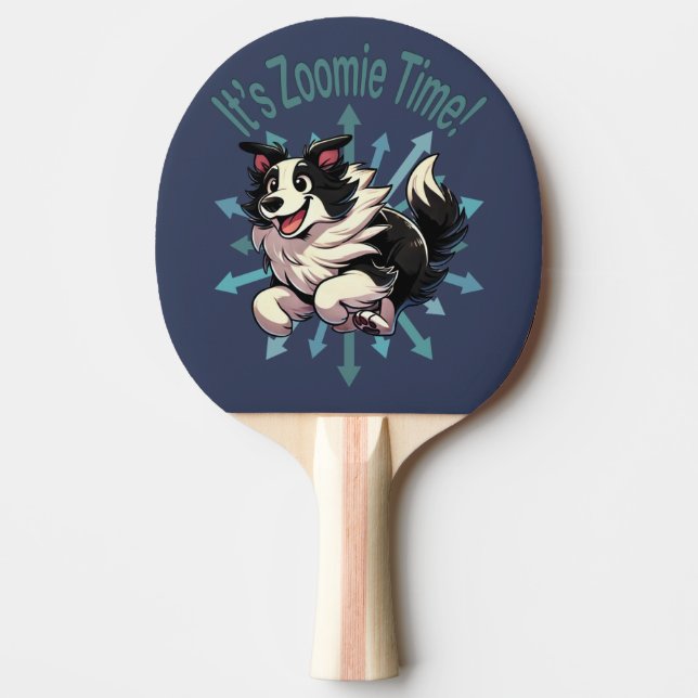 Pala De Ping Pong Es Zoomie Time Border (Anverso)