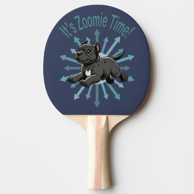 Pala De Ping Pong Es Zoomie Time Cane Corso (Anverso)