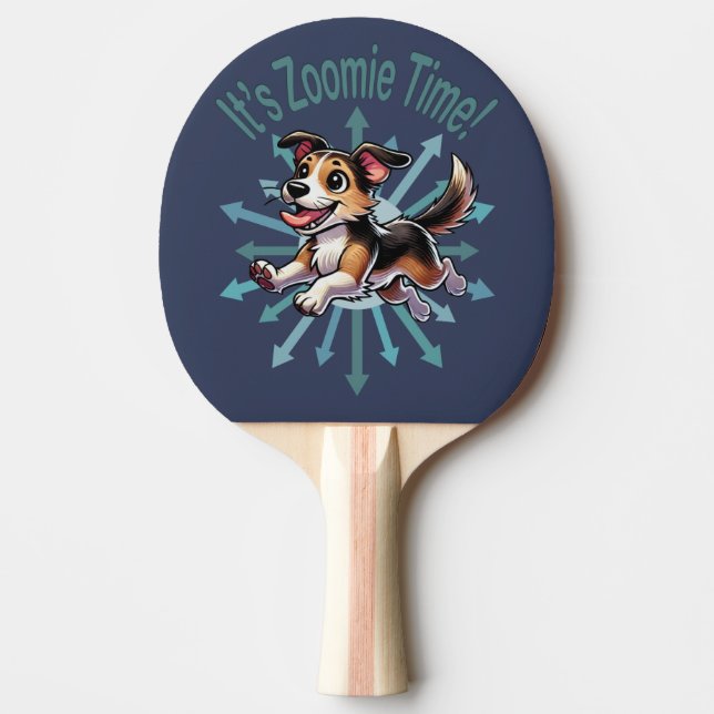 Pala De Ping Pong Es Zoomie Time Mutt (Anverso)