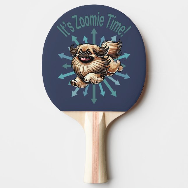Pala De Ping Pong Es Zoomie Time Pekingese (Anverso)