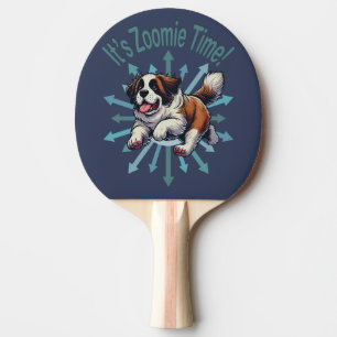 Pala De Ping Pong Es Zoomie Time Saint Bernard