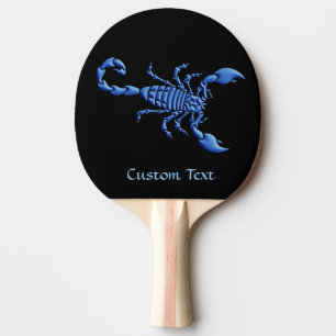 Pala De Ping Pong Escorpión azul