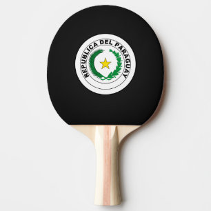 Pala De Ping Pong Escudo de armas de Paraguay