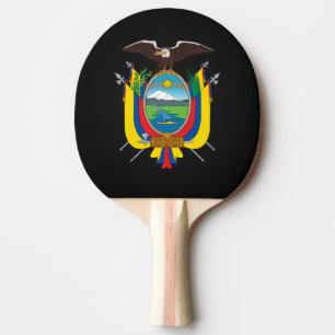 Pala De Ping Pong Escudo de armas del Ecuadorian