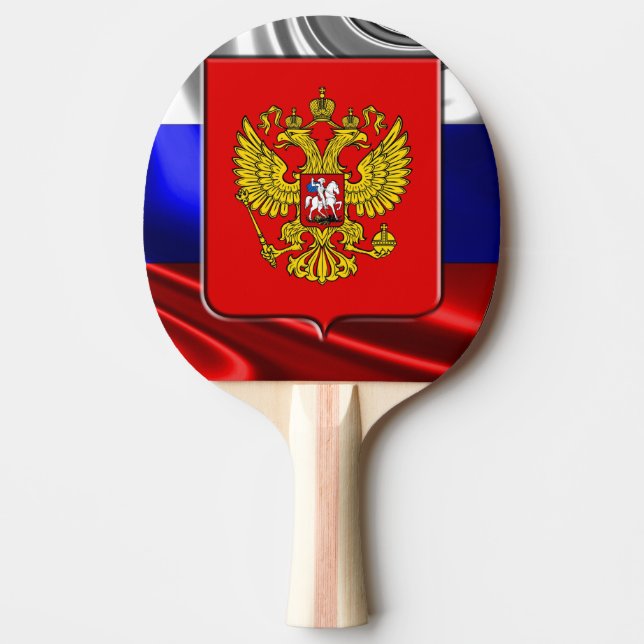 Pala De Ping Pong Escudo de armas ruso (Anverso)