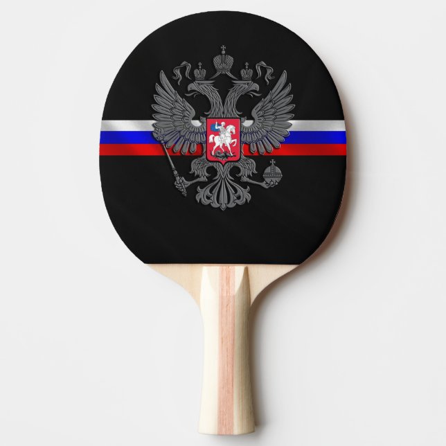 Pala De Ping Pong Escudo de armas ruso (Anverso)