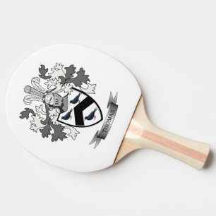 Pala De Ping Pong Escudo de la familia de Thomas