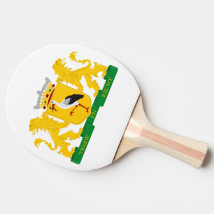 Pala De Ping Pong Escudo de La Haya, Países Bajos.