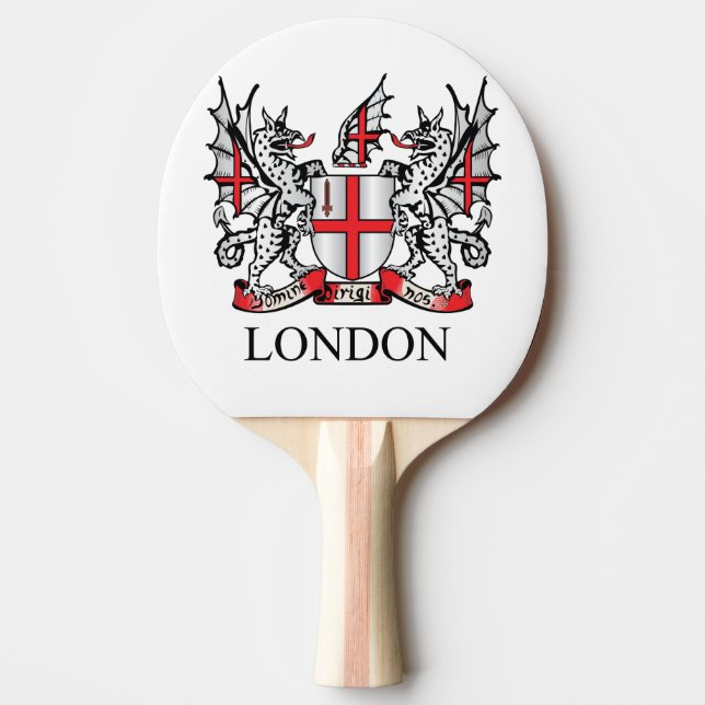 Pala De Ping Pong Escudo de Londres (Anverso)