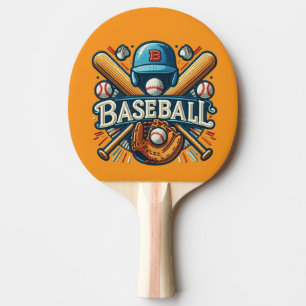 Pala De Ping Pong Esencias clásicas de béisbol / Elegante leyenda re