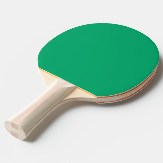 Pala De Ping Pong Esmeralda personalizado + Ping Pong Paddle (Ángulo frontal)