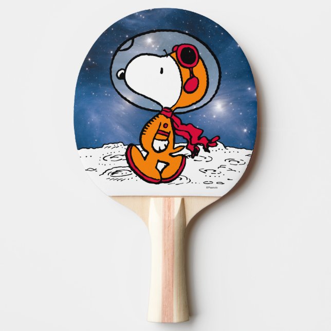 Pala De Ping Pong ESPACIO | Astronauta Snoopy (Anverso)