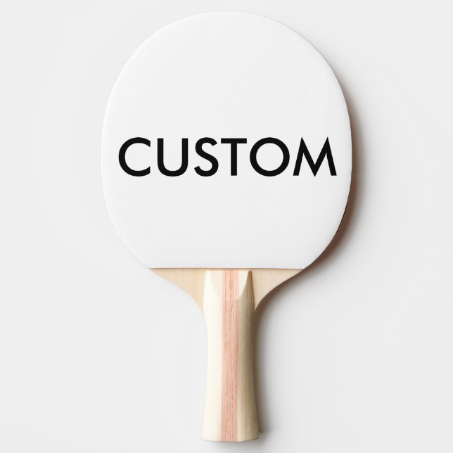 Pala De Ping Pong Espacio en blanco personalizado personalizado de (Anverso)