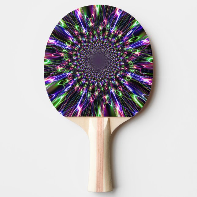 Pala De Ping Pong Espectacular arcoiris 2 remo de canto (Anverso)