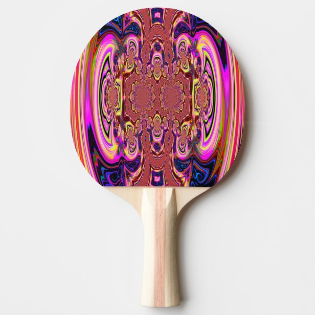 Pala De Ping Pong Espectacular naranja Ping Pong Paddle (Anverso)