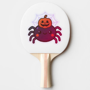 Pala De Ping Pong Espeluznante Araña de Halloween Kawaii