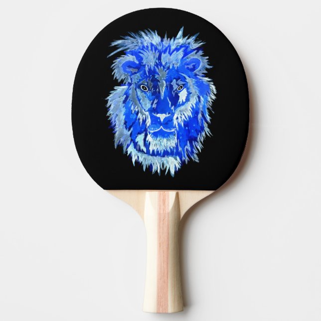 Pala De Ping Pong Espíritu de león azul (Anverso)